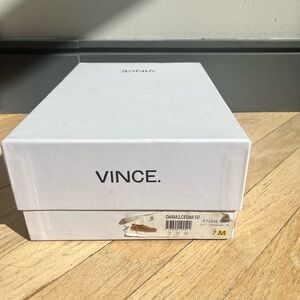 Vince Daria Brown Suede Loafer Espadrilles